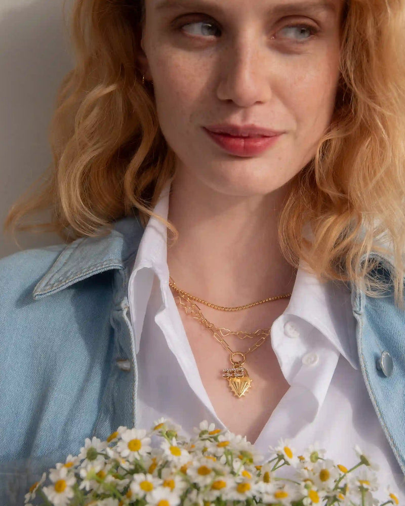 Awe Inspired Necklaces Spiked Heart Necklace