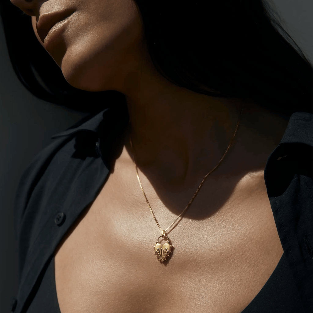 Awe Inspired Necklaces Spiked Heart Necklace