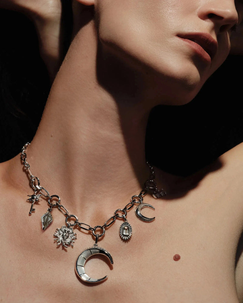 Awe Inspired Necklaces Statement Multi Charm Collector Necklace