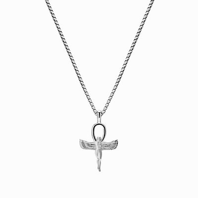 Awe Inspired Necklaces Sterling Silver / 16"-18" Ankh of Isis Necklace