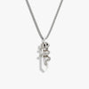 Awe Inspired Necklaces Sterling Silver / 16"-18" Crystal Snake Necklace