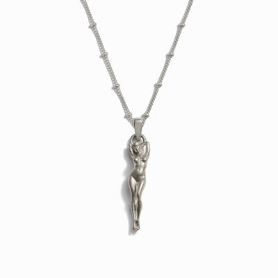 Awe Inspired Necklaces Sterling Silver / 16"-18" Divine Feminine Charm Necklace