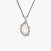 Awe Inspired Necklaces Sterling Silver / 16-18" French Cable Gemstone Barnacle Necklace