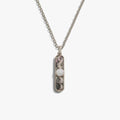 Awe Inspired Necklaces Sterling Silver / 16-18" French Cable Men's Moon Phase Necklace