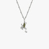 Awe Inspired Necklaces Sterling Silver / 16-18" Green Diamond Frog Necklace
