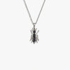 Awe Inspired Necklaces Sterling Silver / 16-18" Hematite Ant Necklace