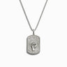 Awe Inspired Necklaces Sterling Silver / 16"-18" / Large Pro Roe Dog Tag Necklace