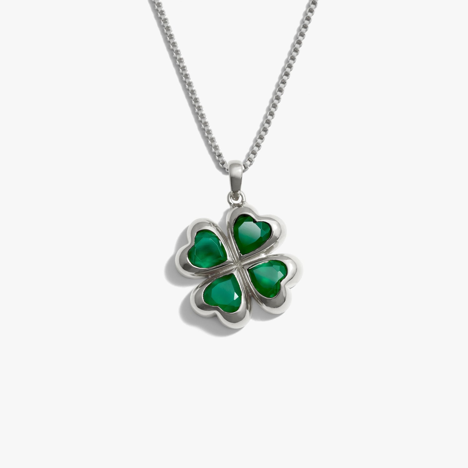 Awe Inspired Necklaces Sterling Silver / 16"-18" Lucky Clover Necklace