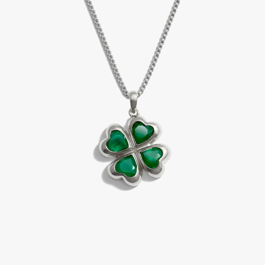 Awe Inspired Necklaces Sterling Silver / 16"-18" Lucky Clover Necklace