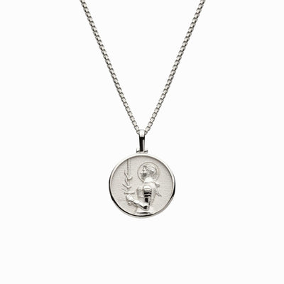 Awe Inspired Necklaces Sterling Silver / 16"-18" Mini Joan of Arc Necklace