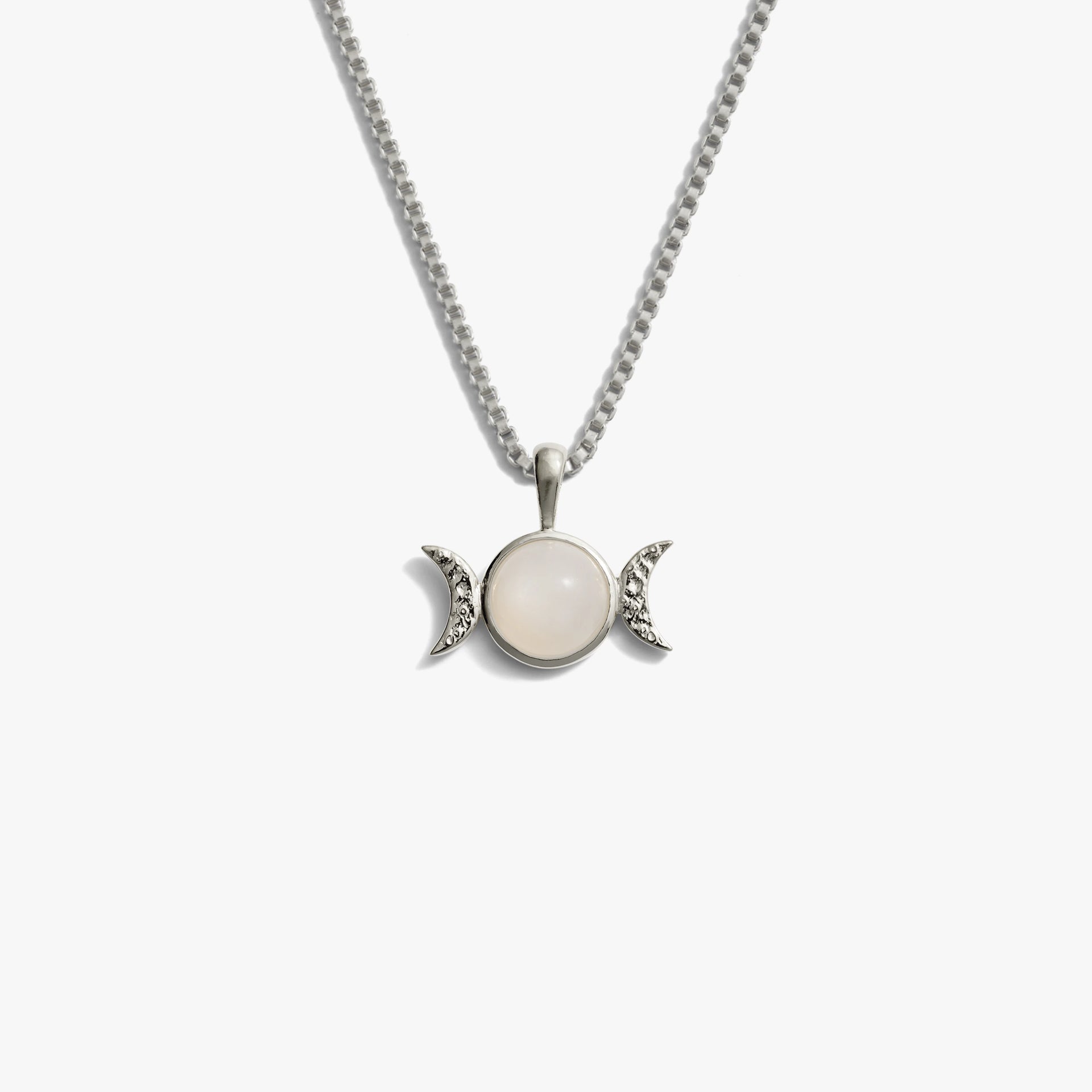 Mini Triple Moon Necklace - Main Image