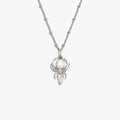 Awe Inspired Necklaces Sterling Silver / 16-18" Moonstone Spider Necklace