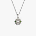 Awe Inspired Necklaces Sterling Silver / 16-18" Oval Cable Chain Mini Element Earth Necklace