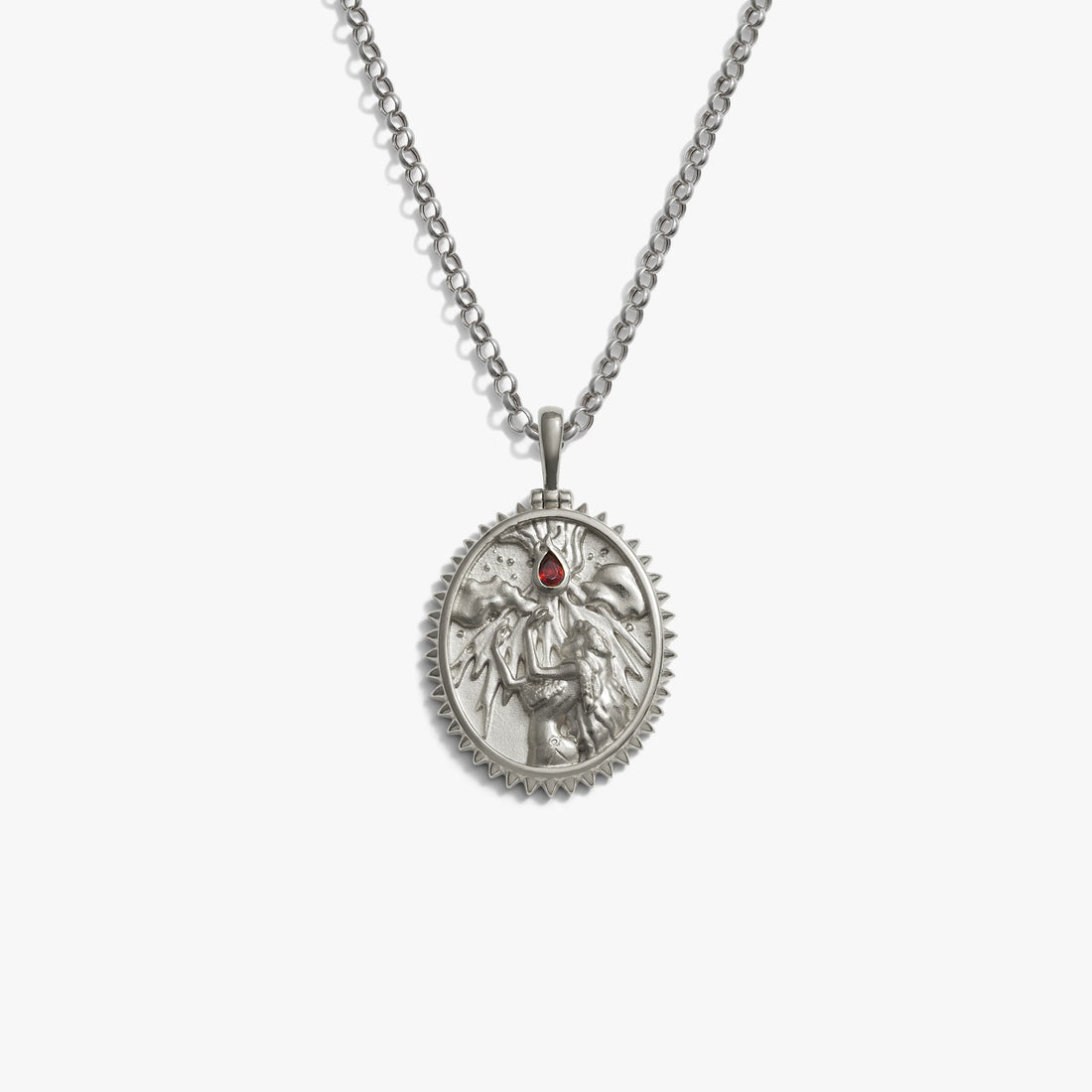 Awe Inspired Necklaces Sterling Silver / 16-18" Rolo Chain Pele Necklace