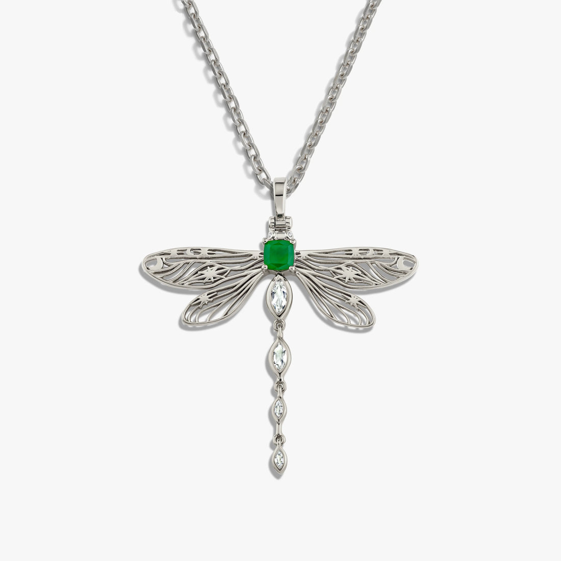 Awe Inspired Necklaces Sterling Silver / 16-18" Secret Forest Dragonfly Necklace