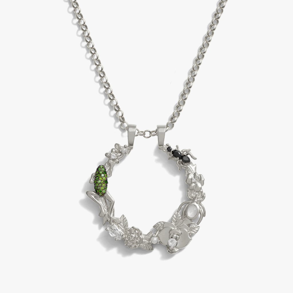 Awe Inspired Necklaces Sterling Silver / 16-18" Secret Forest Halo Necklace