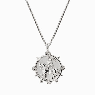 Awe Inspired Necklaces Sterling Silver / 16"-18" Special Edition Joan of Arc Necklace