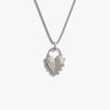 Awe Inspired Necklaces Sterling Silver / 16"-18" Spiked Heart Necklace