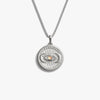 Awe Inspired Necklaces Sterling Silver / 16"-18" / Standard Cosmic Eye Coin Necklace