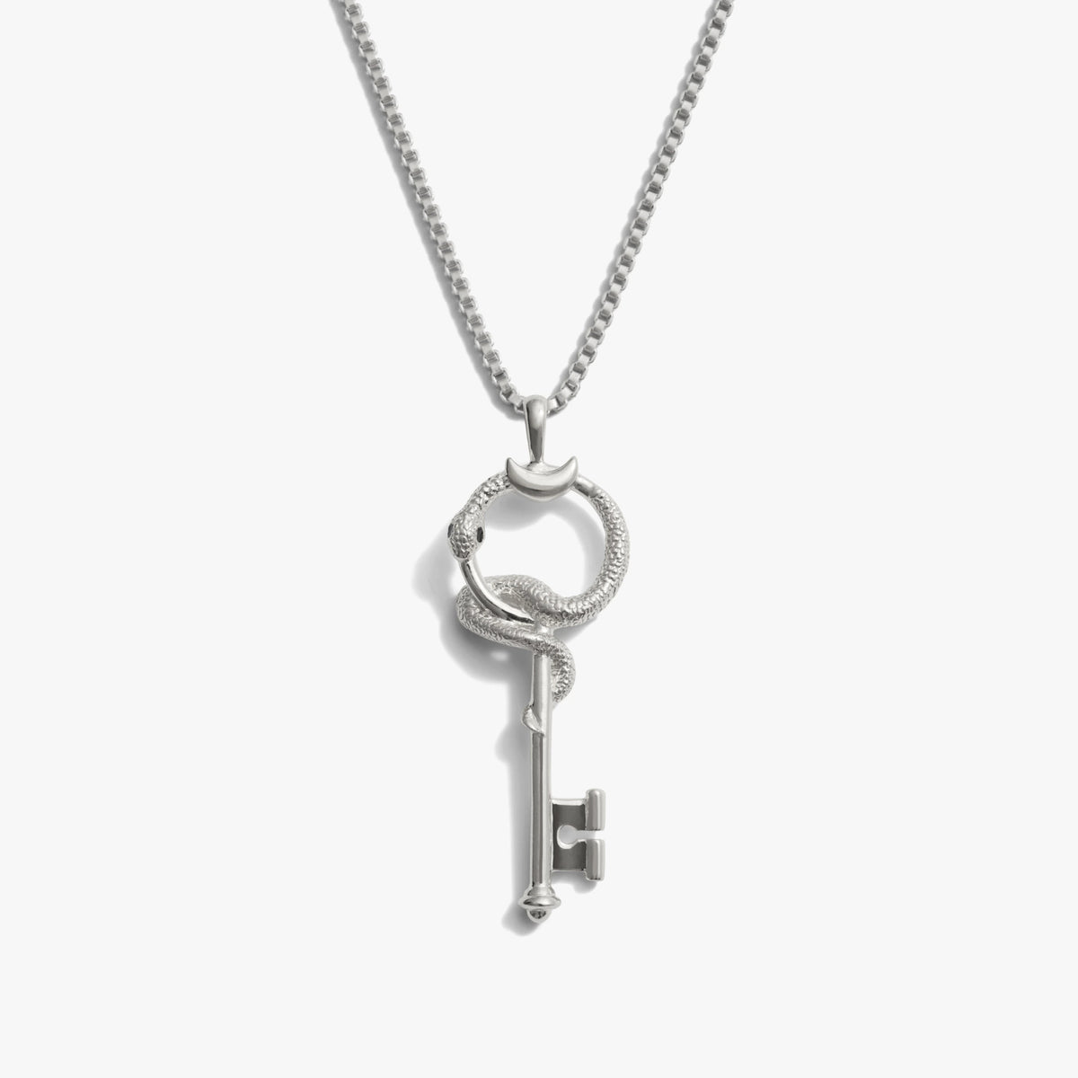 Awe Inspired Necklaces Sterling Silver / 16"-18" The Gate of Hades Key Necklace