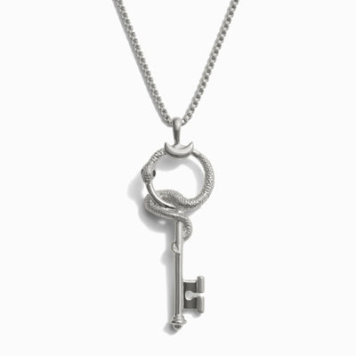 Awe Inspired Necklaces Sterling Silver / 16"-18" The Gate of Hades Key Necklace