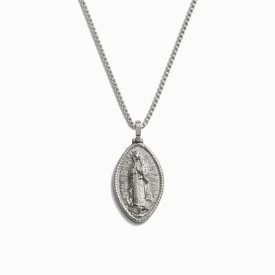 Awe Inspired Necklaces Sterling Silver / 16"-18" Virgen de Guadalupe Necklace