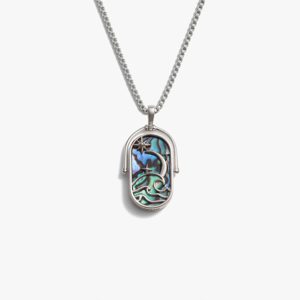 Awe Inspired Necklaces Sterling Silver / 16"-18" Water Element Necklace