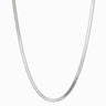 Awe Inspired Necklaces Sterling Silver / 16" Herringbone Chain Necklace