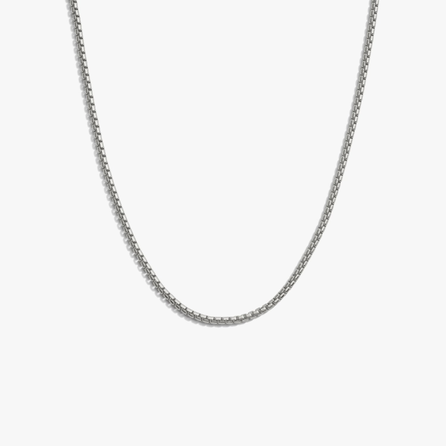 Awe Inspired Necklaces Sterling Silver / 18" 2.1mm Rounded Box Chain