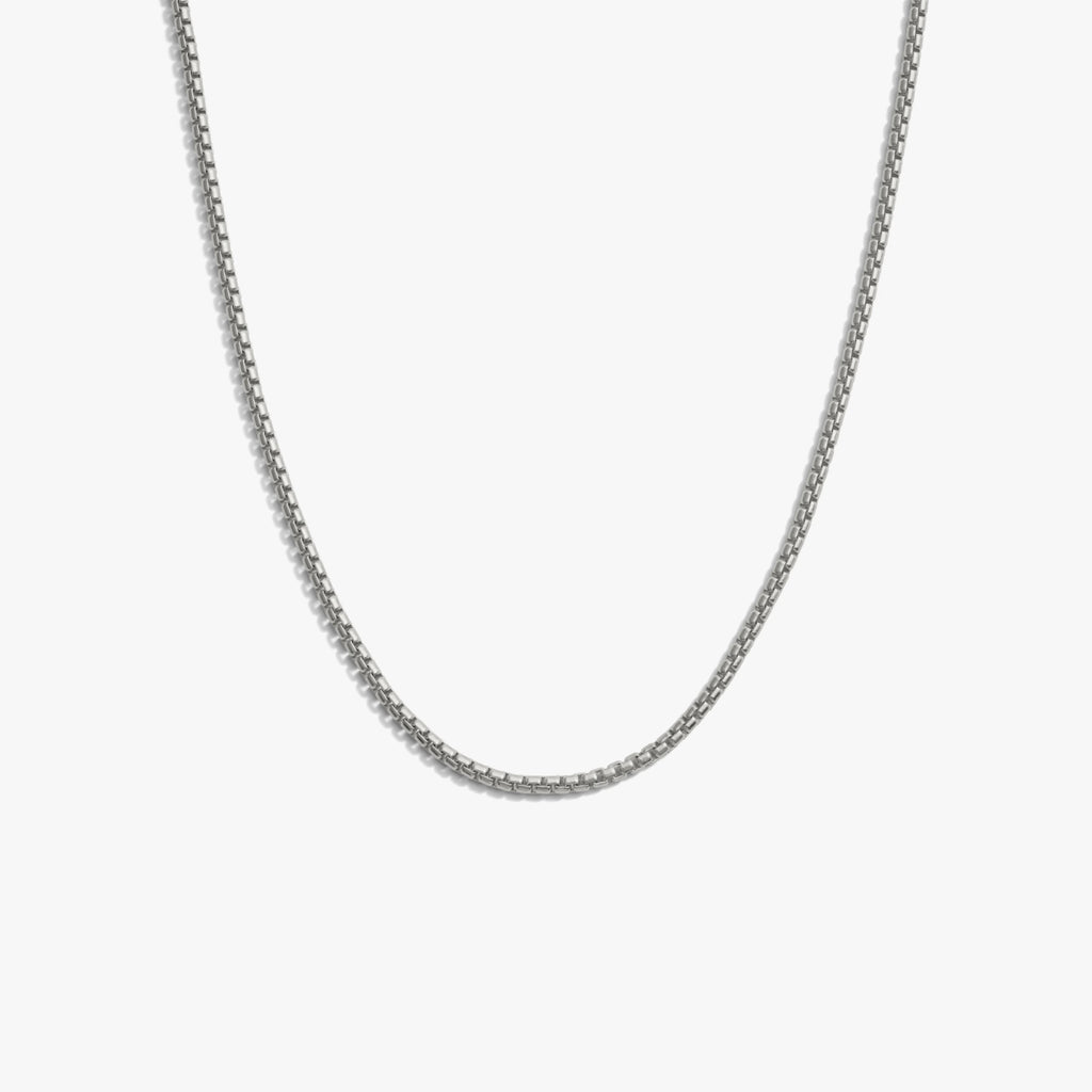 Awe Inspired Necklaces Sterling Silver / 18" 2.1mm Rounded Box Chain