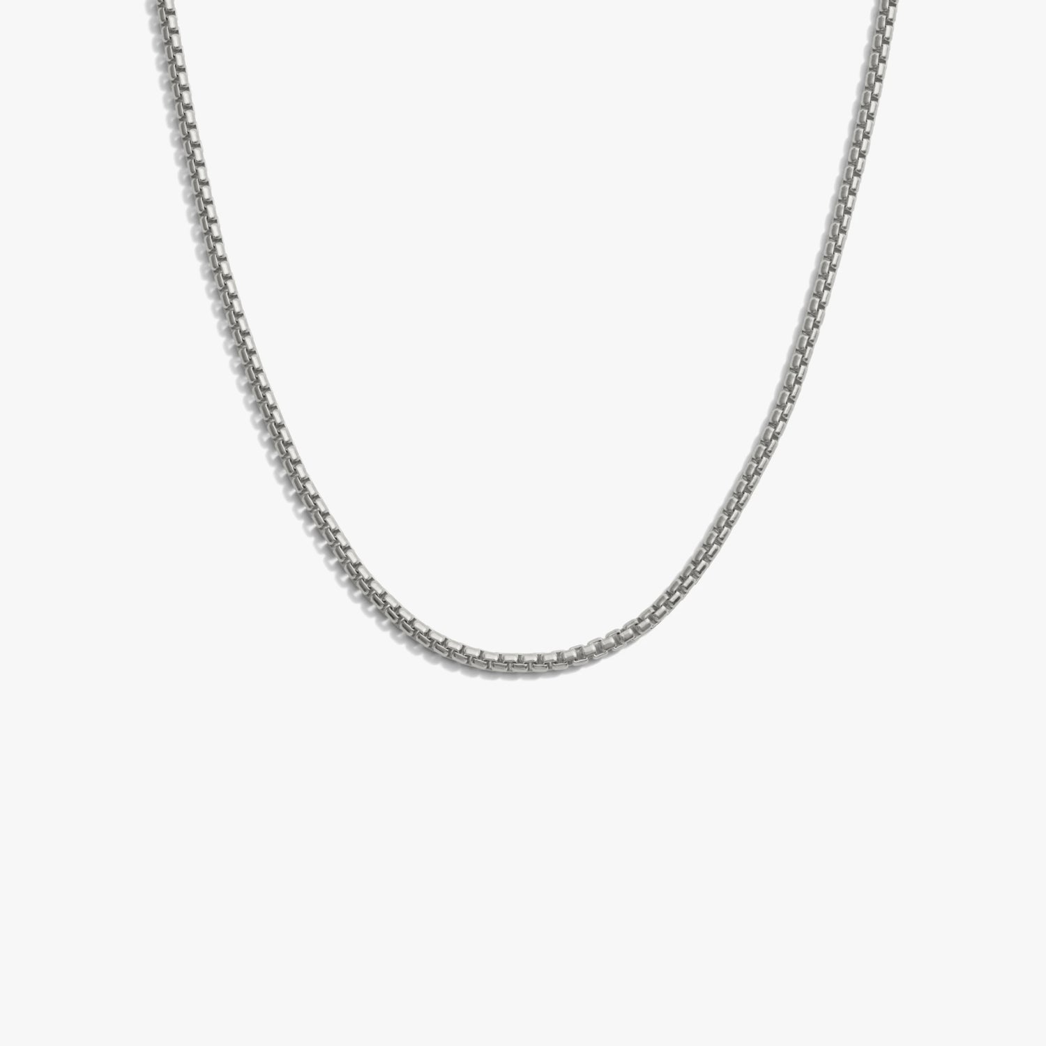 Awe Inspired Necklaces Sterling Silver / 18" 2.4mm Rounded Box Chain