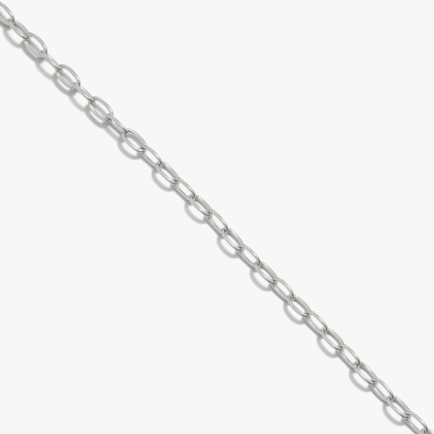 Awe Inspired Necklaces Sterling Silver / 20"-22" / Mini Paperclip Chain Mini Paperclip Chain Necklace