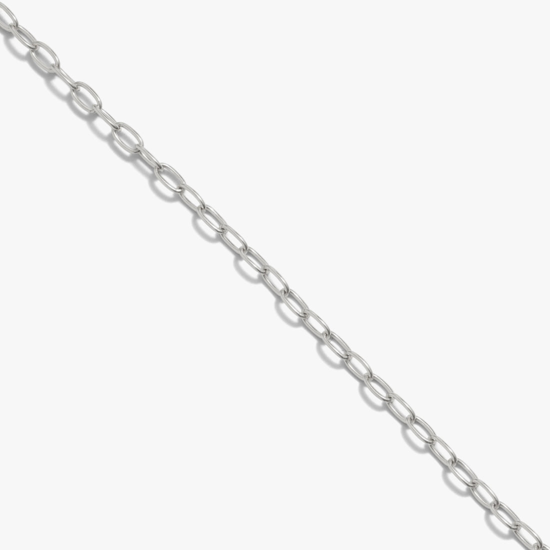 Awe Inspired Necklaces Sterling Silver / 20"-22" / Mini Paperclip Chain Mini Paperclip Chain Necklace