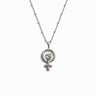 Awe Inspired Necklaces Sterling Silver / 20"-22" Saturn Chain Woman Power Necklace