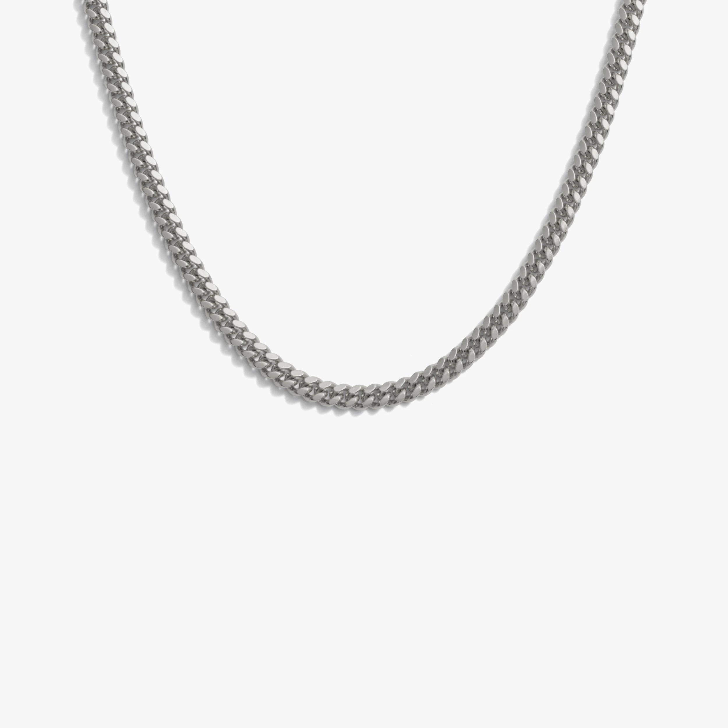 Awe Inspired Necklaces Sterling Silver / 20" Miami Cuban Chain