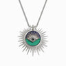 Awe Inspired Necklaces Sterling Silver All-Seeing Eye Halo Necklace