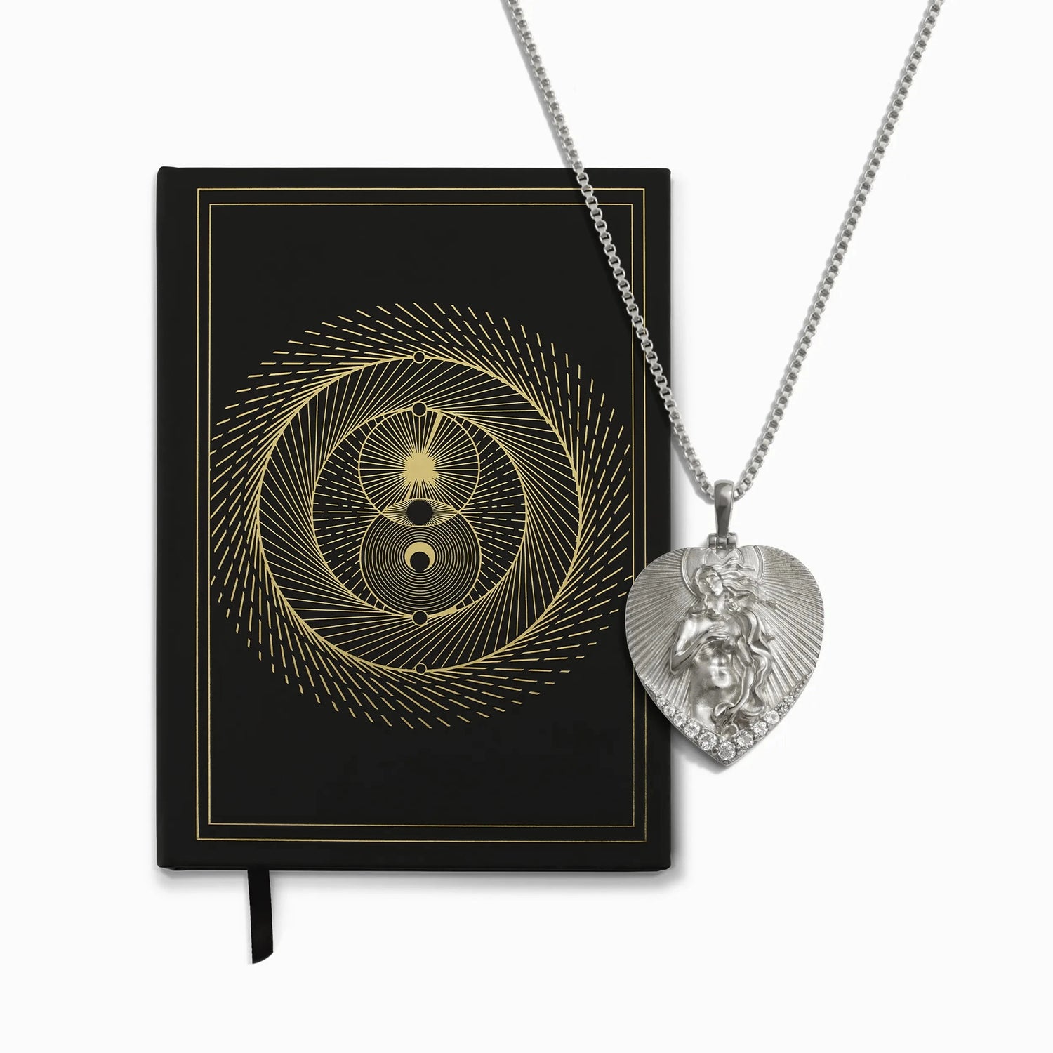 Awe Inspired Necklaces Sterling Silver / Aphrodite The Goddess Journal + Necklace Set