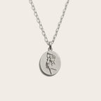 Awe Inspired Necklaces Sterling Silver / Aquarius / 16" - 18" Zodiac Goddess Pendant + Mini Paperclip Chain