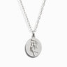 Awe Inspired Necklaces Sterling Silver / Aquarius / 16" - 18" Zodiac Goddess Pendant + Mini Paperclip Chain