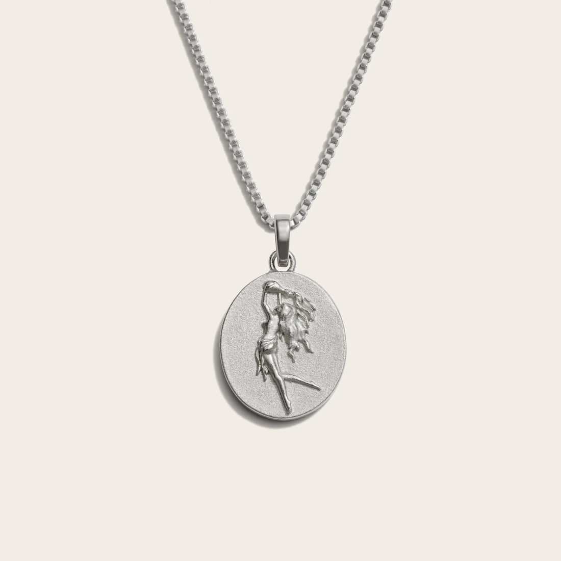 Awe Inspired Necklaces Sterling Silver / Aquarius / Standard Zodiac Goddess Necklace