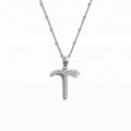 Awe Inspired Necklaces Sterling Silver / Aries / 20-22" Saturn Chain Gemstone Zodiac on Saturn Chain