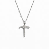 Awe Inspired Necklaces Sterling Silver / Aries / 20-22" Saturn Chain Gemstone Zodiac on Saturn Chain