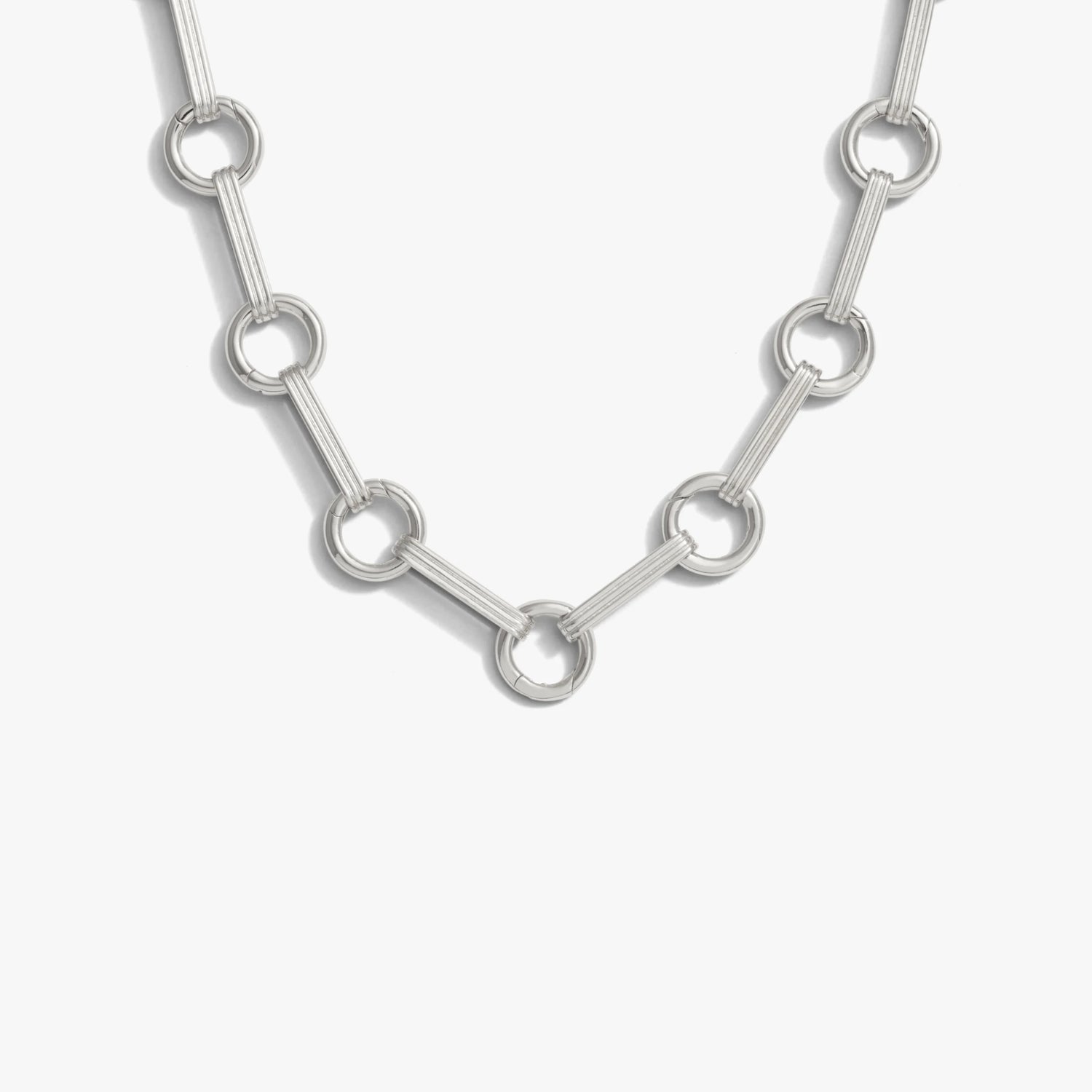 Awe Inspired Necklaces Sterling Silver Bar Charm Collector Necklace