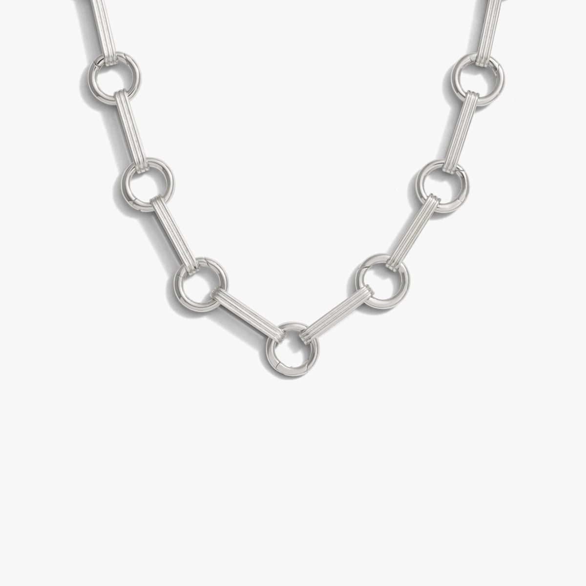 Awe Inspired Necklaces Sterling Silver Bar Charm Collector Necklace