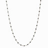 Awe Inspired Necklaces Sterling Silver / Black / 14"-18" Colored Enamel Necklace