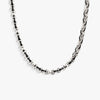 Awe Inspired Necklaces Sterling Silver / Black Men's Chunky Enamel Necklace