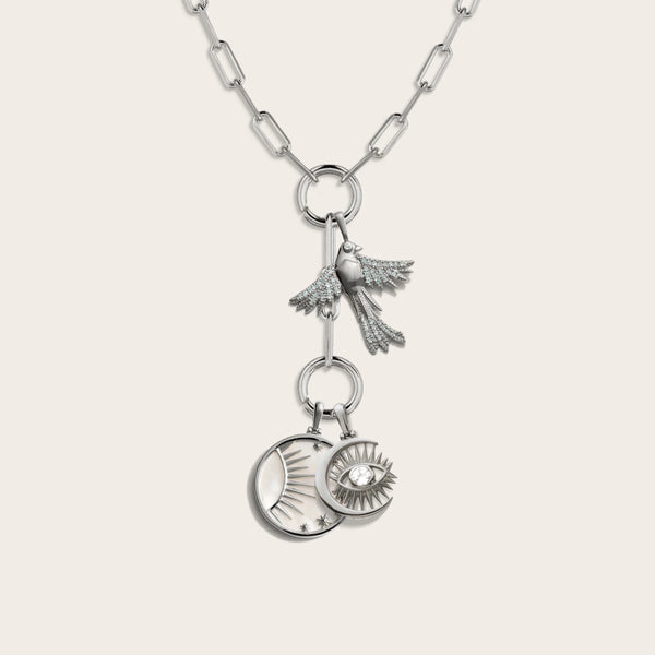 Blue Sky Charm Lariat – Awe Inspired