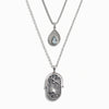 Awe Inspired Necklaces Sterling Silver / Blue Swiss Topaz / Air Elemental Aura Necklace Set