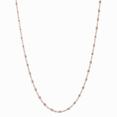 Awe Inspired Necklaces Sterling Silver / Blush / 14"-18" Colored Enamel Necklace