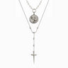 Awe Inspired Necklaces Sterling Silver By The Sword Lariat Necklace Set